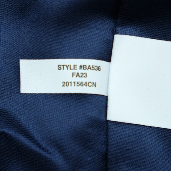 J Crew Boiled Wool Leighton Blazer Jacket Black Size 8 BA536 - Picture 4 of 8